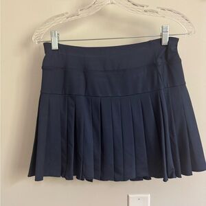 Navy Pleated Tennis Skirt